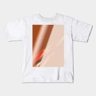 white brown texture gradient Kids T-Shirt